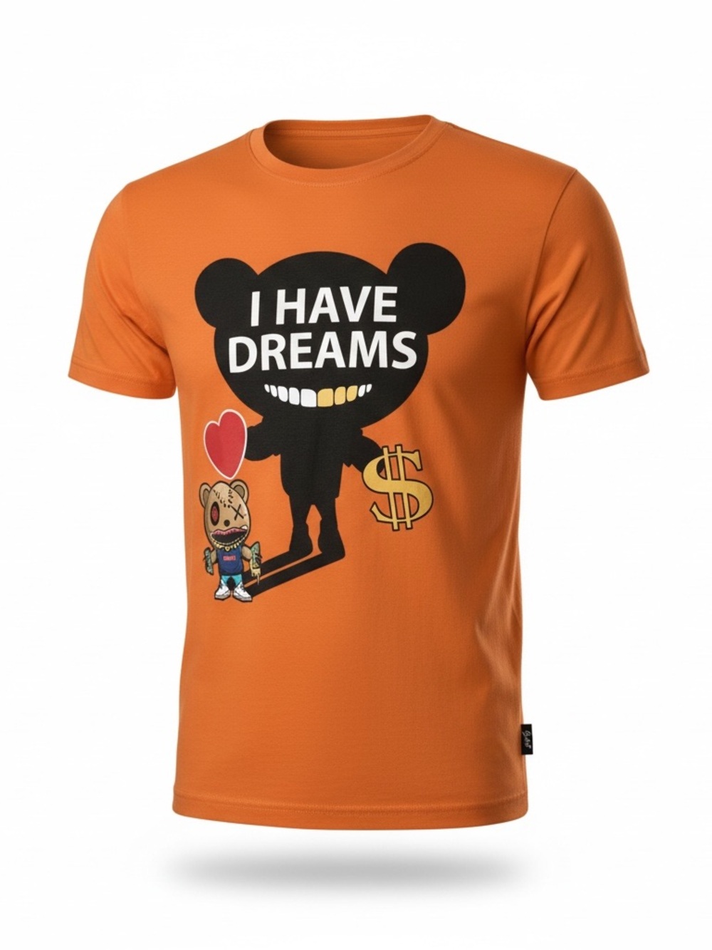 Switch Remarkable Limited Edition Orange Graphic Tee "I Have Dreams" SZ XL EUC